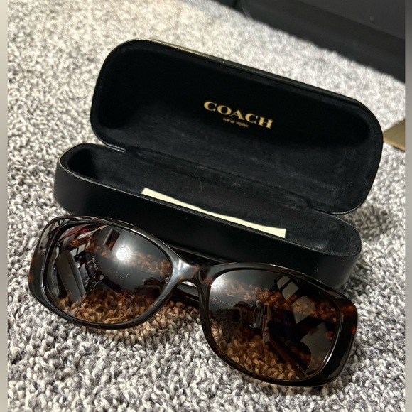 Coach Dark Tortoise Sunglasses - Picture 4 of 14